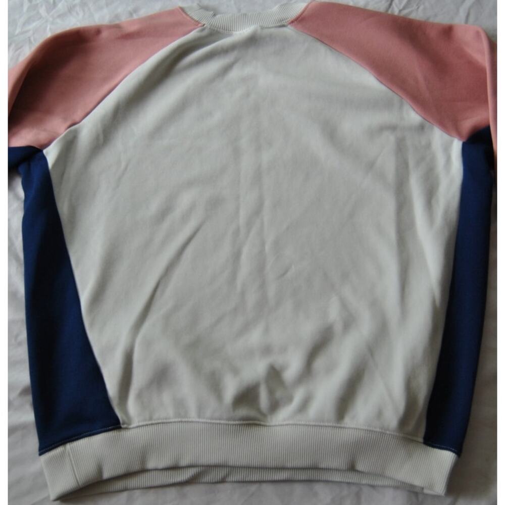 Nike Blue Pink White Crewneck Sweater Medium - Picture 5 of 9